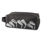 Toiletry Bag | Vintage Signature Golf Clubs | Black